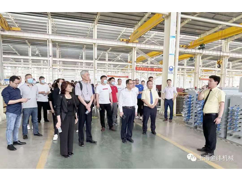 Guests of the green manufacturing technology training class for PVC products visited  JWELL Machinery 's Haining factory with a complete success