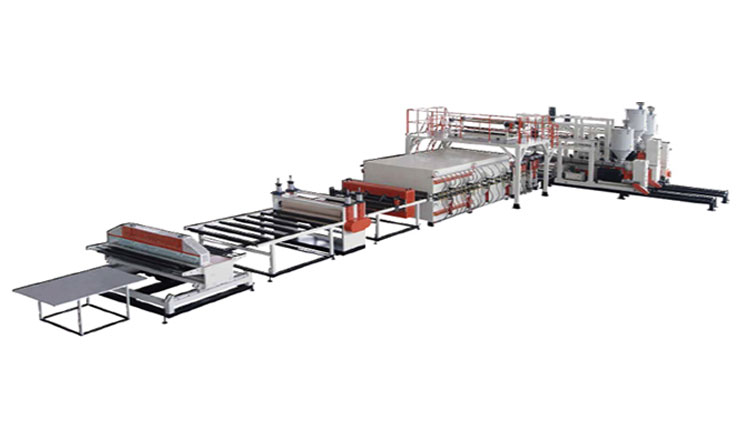 pp hollow sheet extrusion line 2