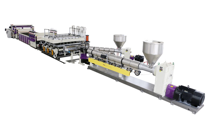 pp hollow sheet extrusion line 4
